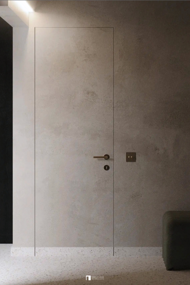 Porte battante invisible standard