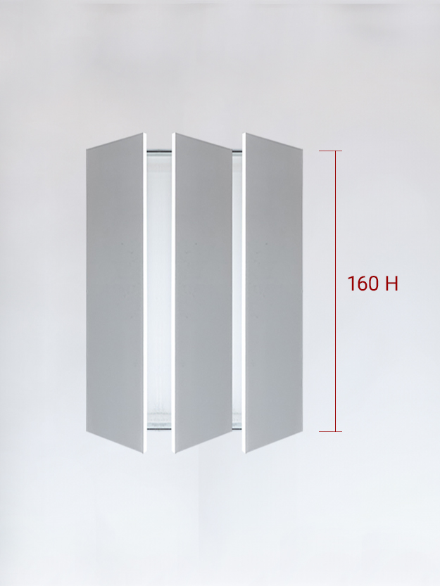 3 vantaux 160H