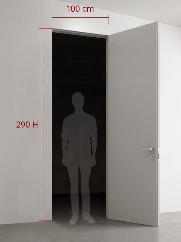 Porte battante 100x290 cm