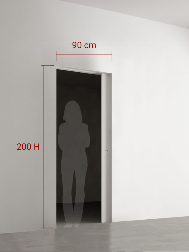 Porte coulissante 90x200 cm
