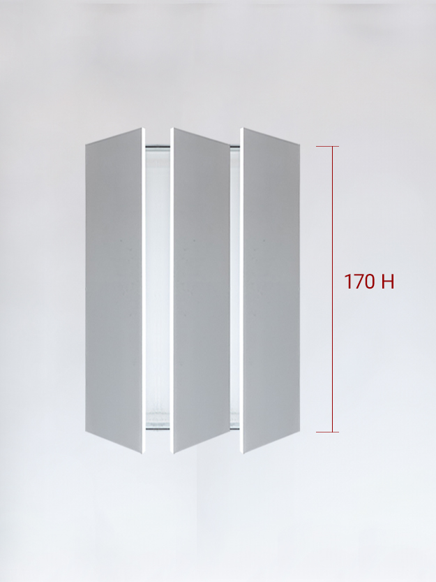 3 vantaux 170H