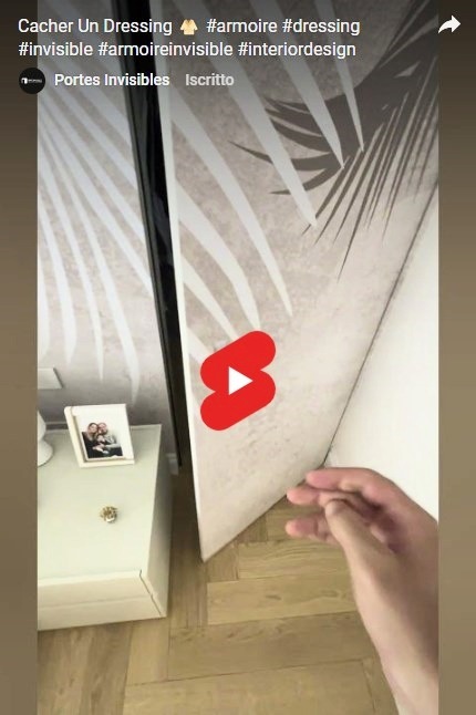 Vidéo Armoire invisible 1 vantail- comment cacher le dressing